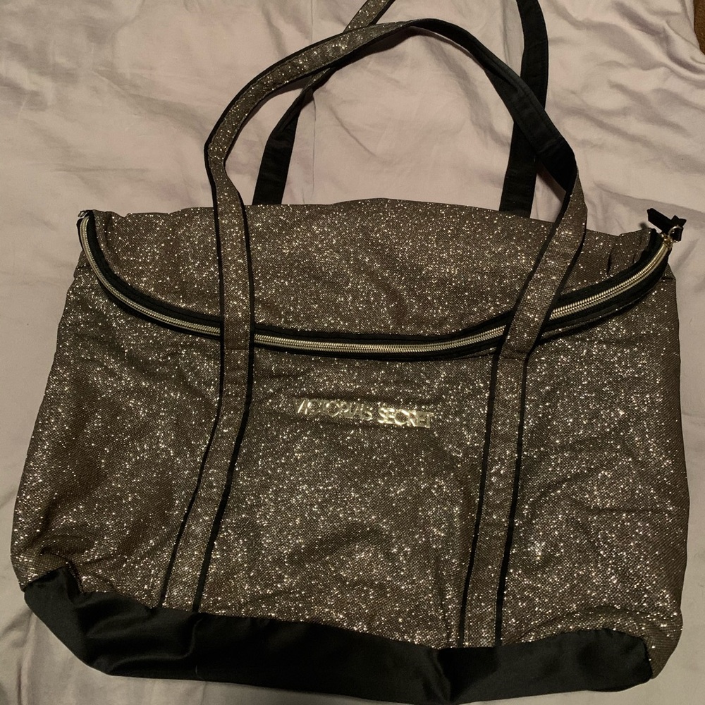 Sparkly Victoria’s Secret Glitter Tote Bag ✨